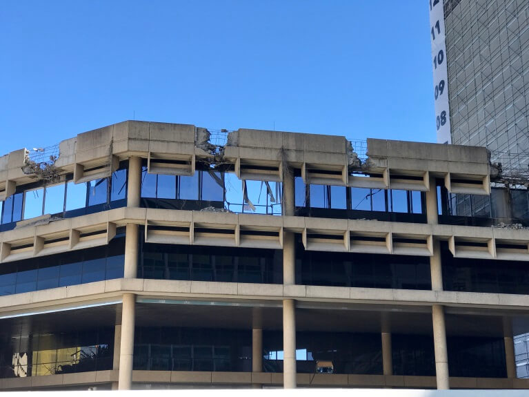 demolition of government buildings